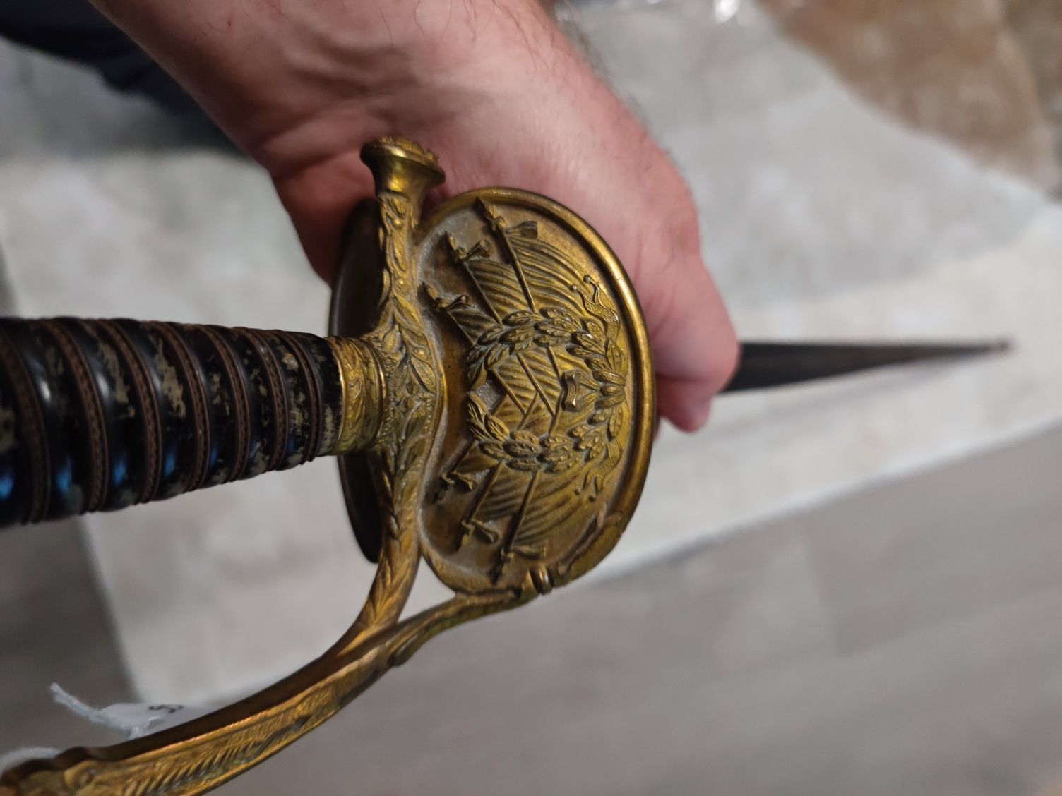Miecz starszego oficera wszystkich rodzajów broni model 1817(9)