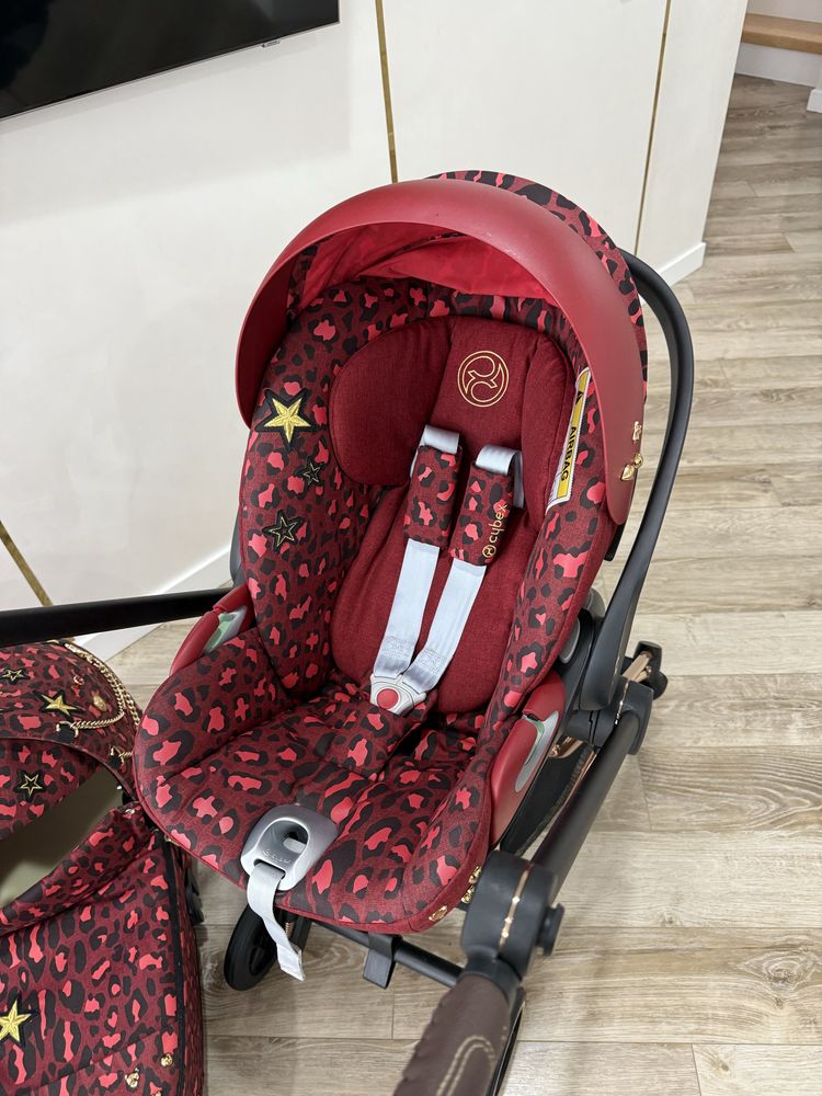 Коляска 3в1 Cybex Mios Lux by Alec Voelkel Rockstar автокрісло,люлька