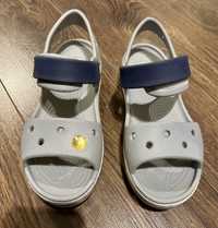 Sandały dziecięce Crocs Crocband light grey J3 34-35