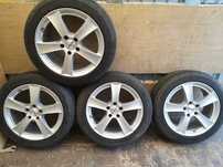 Felgi DEZENT 17 cali z oponami Michelin Pilot Alpin 245/45 R17