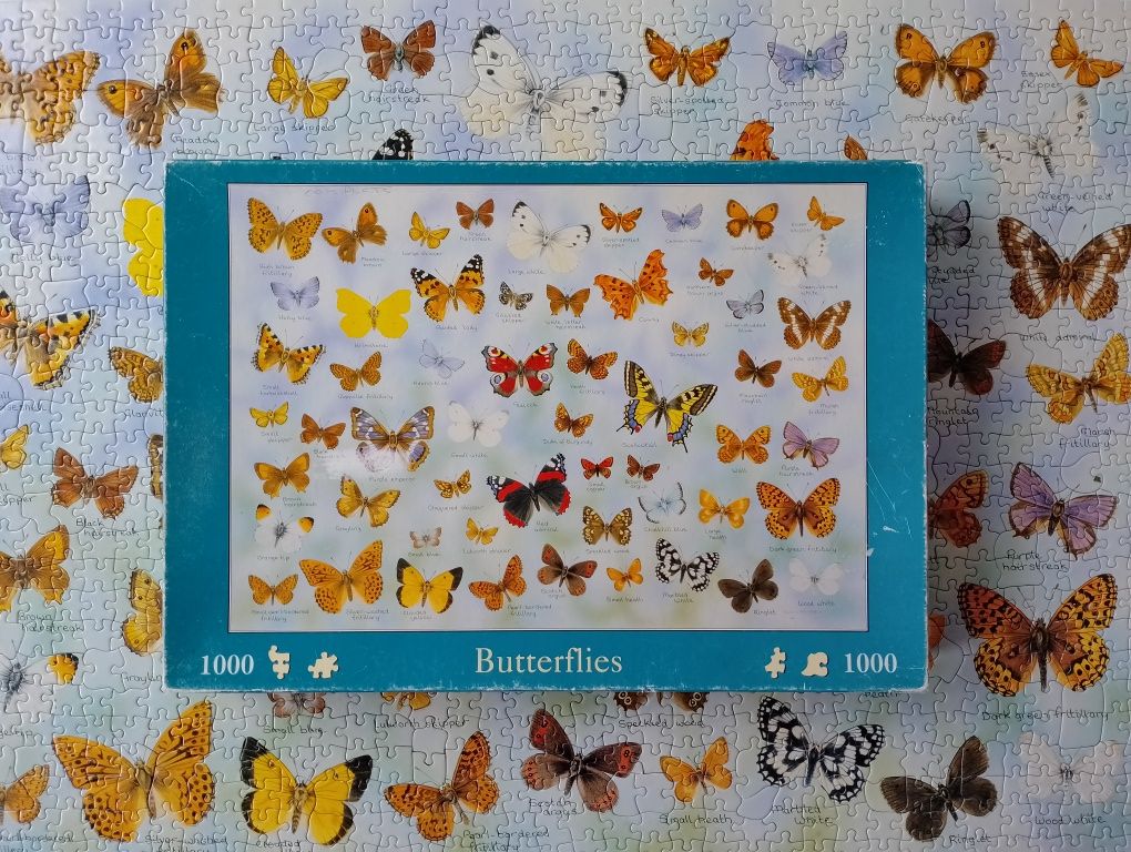 Puzzle 1000 motyle Butterflies a la hop
