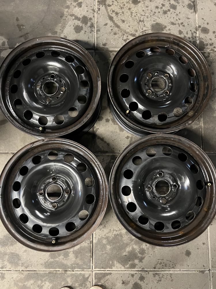 Felgi stalowe z kołpakami 5Jx15H2 ET45 4x100 MINI Cooper One
