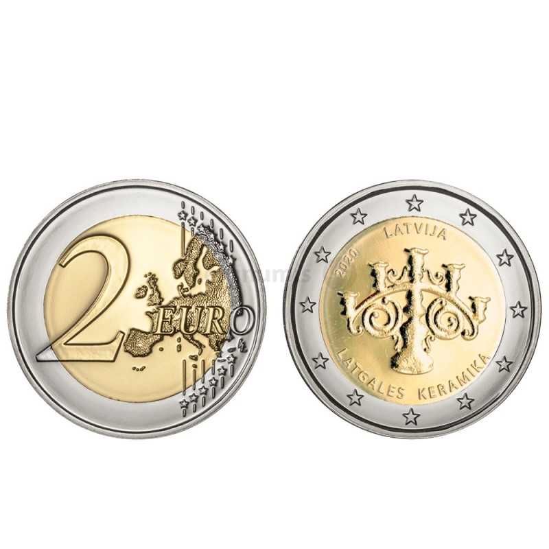 Vendo moedas de 2 euros da Letônia