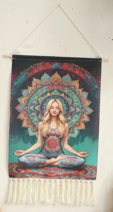 Tapeçaria de Parede Yoga