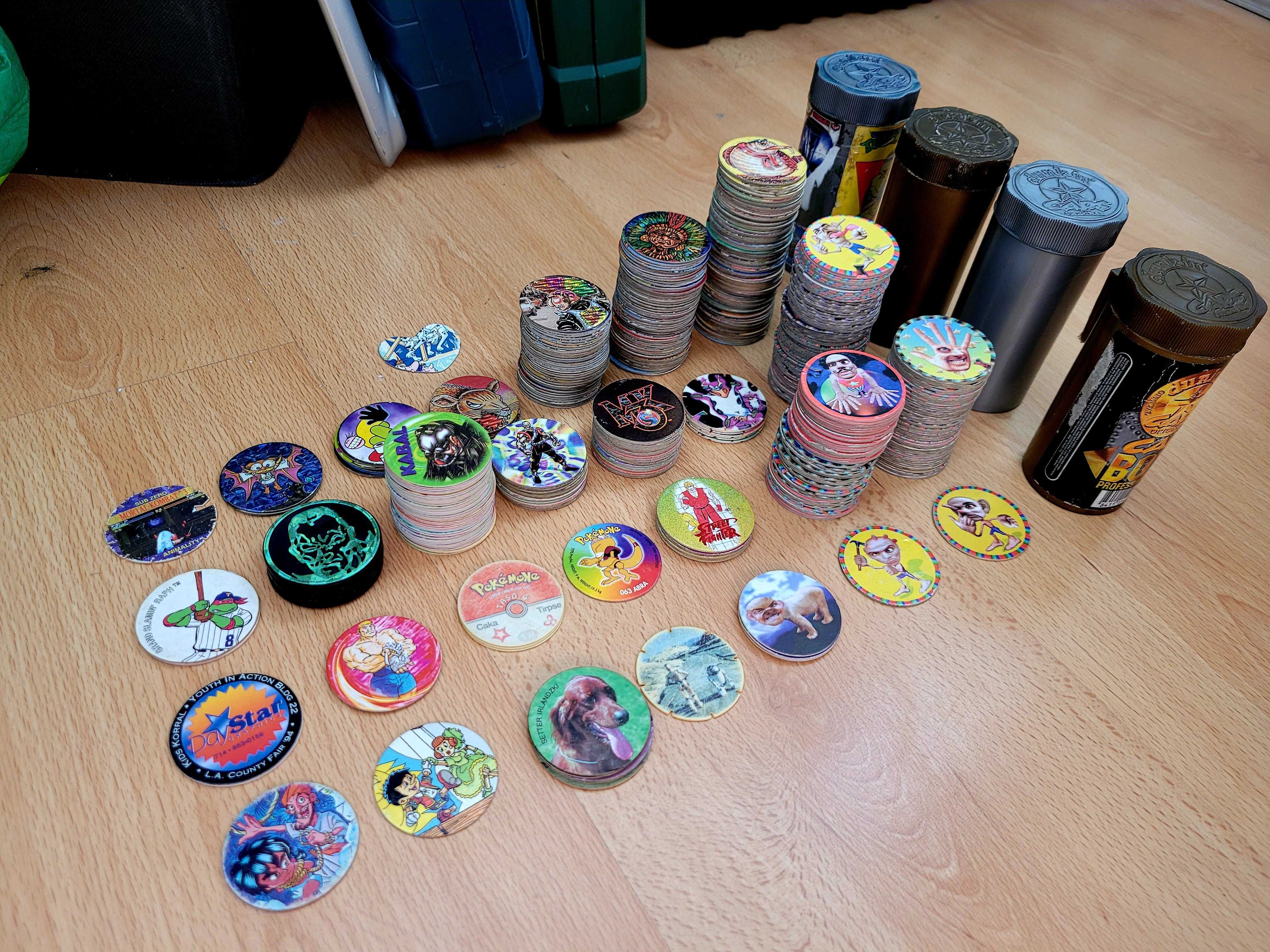 Żetony kapsle tazo tazos chupa cap caps фишки кепсы фішки кепси