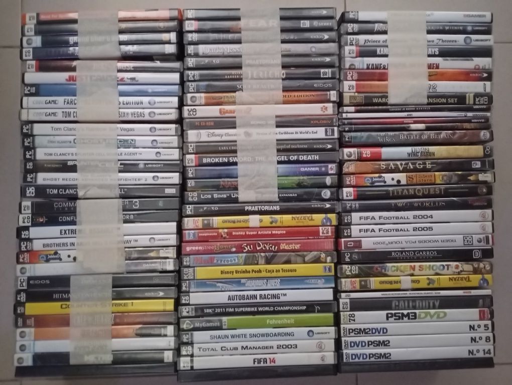 87 jogos pc cdrom