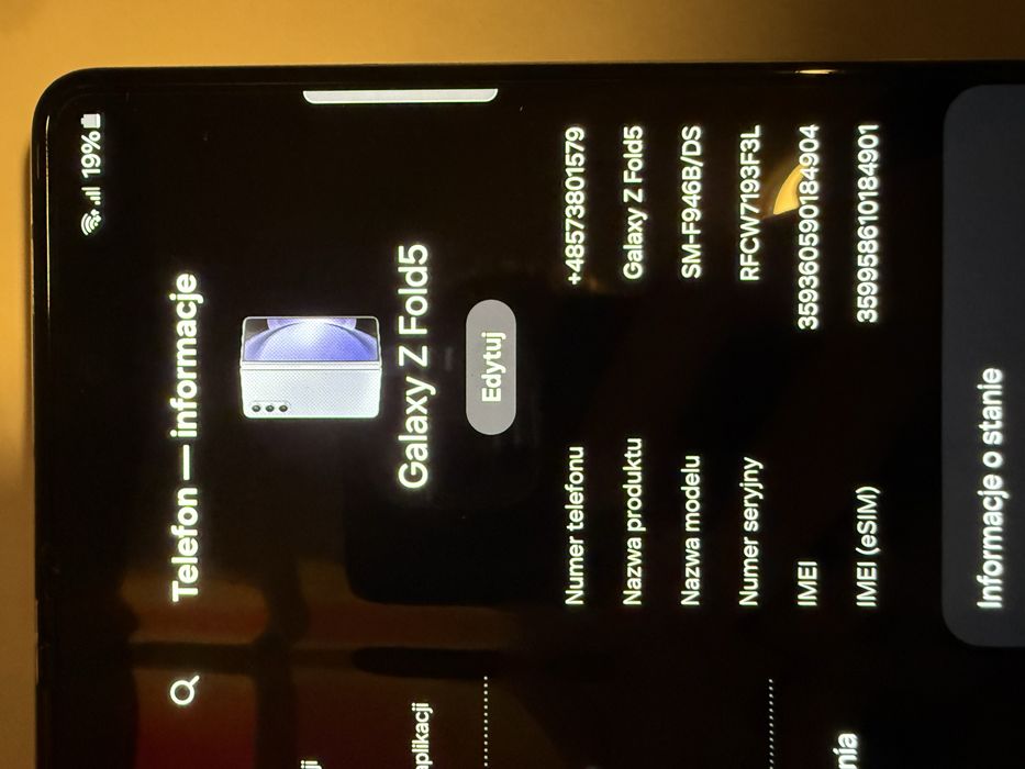 Samsung Z Fold 5 (Zarezerwowany)