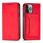 Magnet Card Case etui Samsung Galaxy S23 Ultra pokrowiec z klapką port