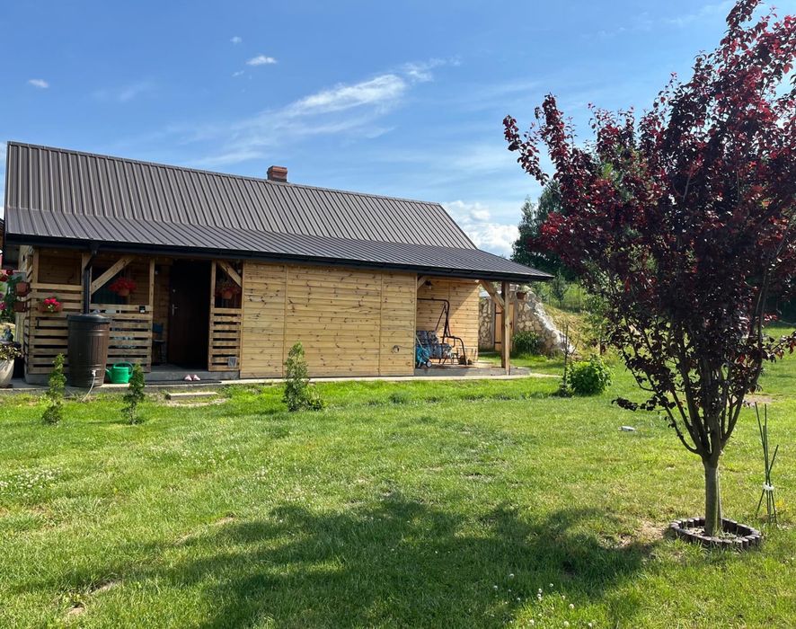 Domek do wynajęcia na dużej działce do użytku na wyłączność (z psami)