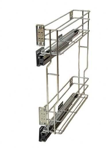Kosz Cargo Boczny 2 Półki Variant Multi 150mm L450 Lewy + Prowadnice