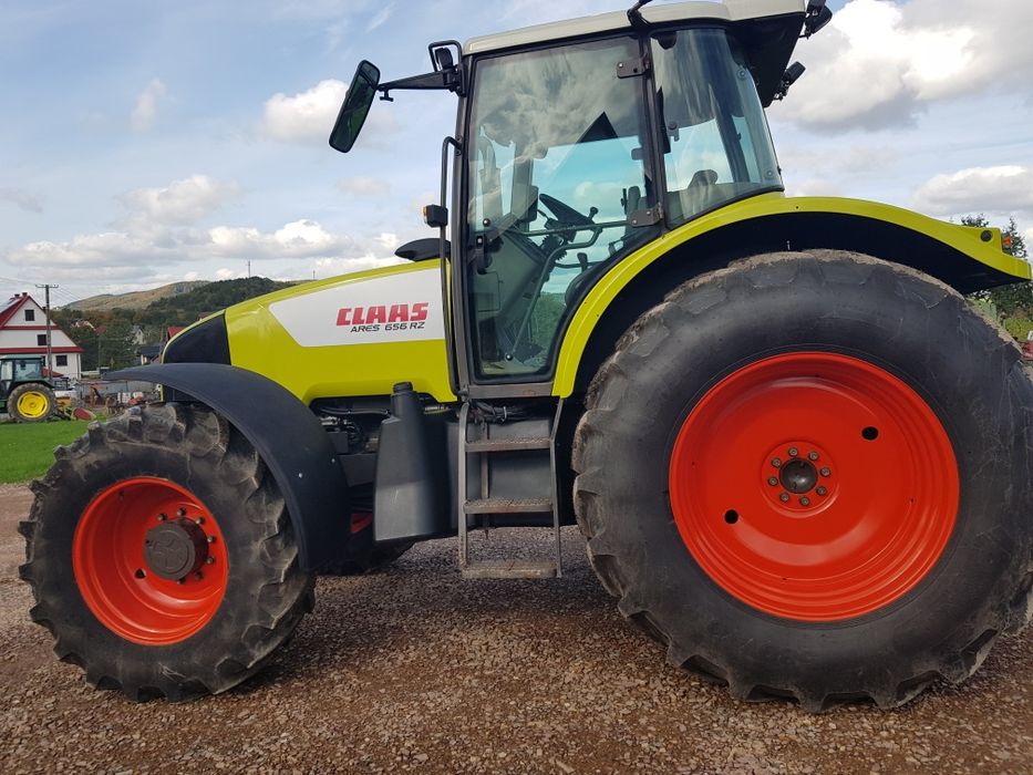 Ciągnik Ares 656 RZ z Niemiec pneumatyka fendt 716