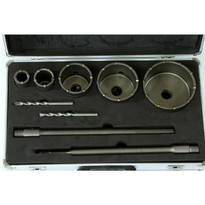 Otwornice frezy do betonu SDS+ zestaw 30-100mm