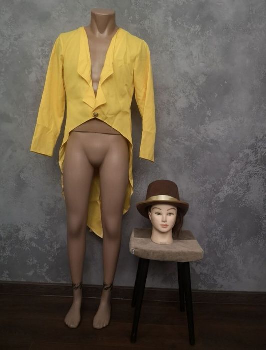 Карнавал маскарад костюм чорний чоловічий фрак хелоуін хеловін косплей