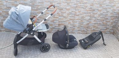 Vendo carrinho maxi cosi ovo e ixofix