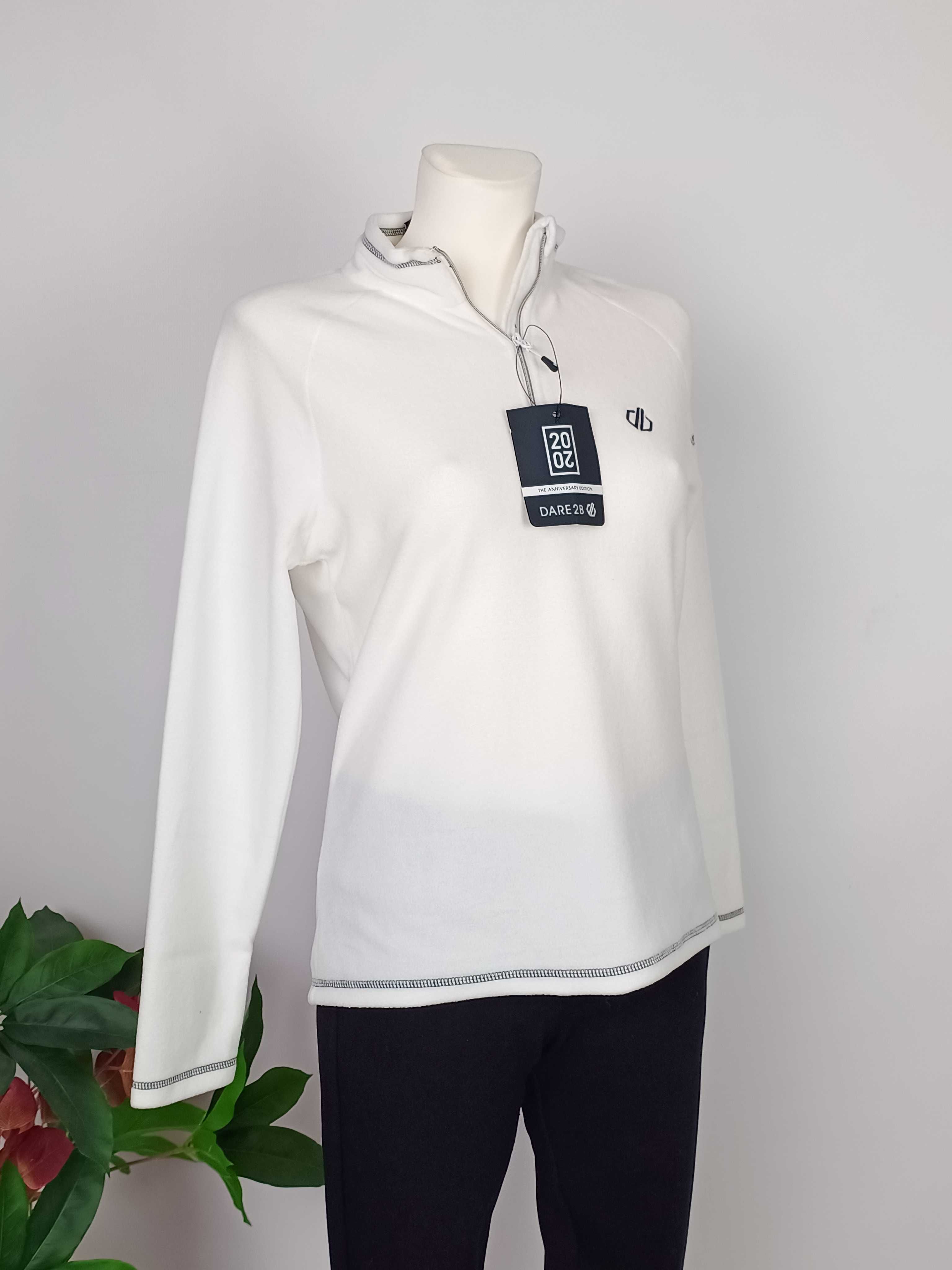 Nowa biała bluza polar nierozpinana ciepła damska Dare2B  36 S