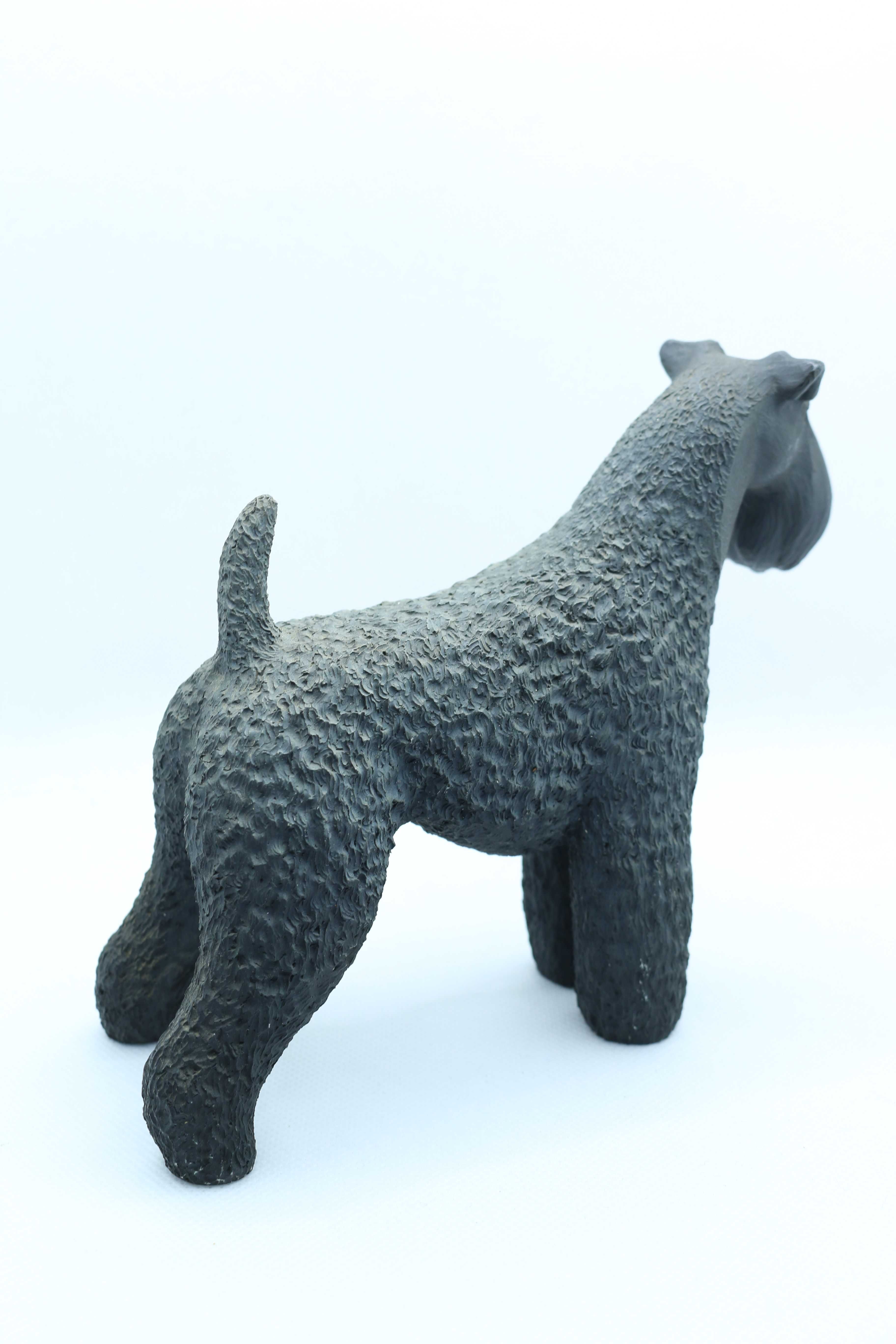 Miniatura estatueta Kerry Blue Terrier North Light