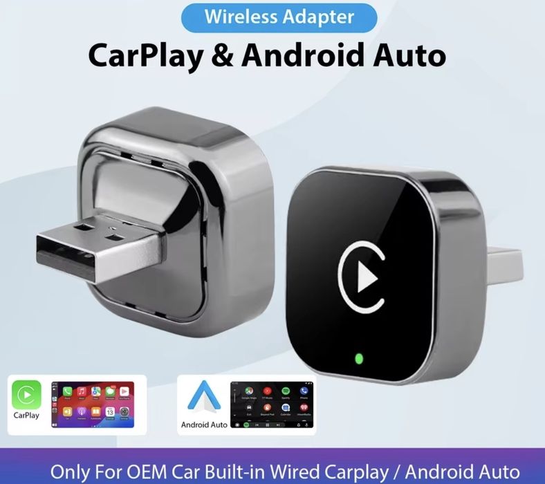 Carplay android auto bezprzewodowy adapter
