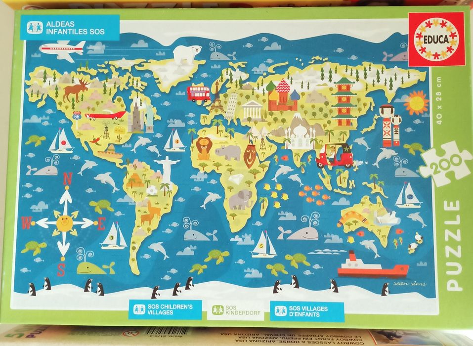 3 Puzzles de 150, 200, 500 Peças