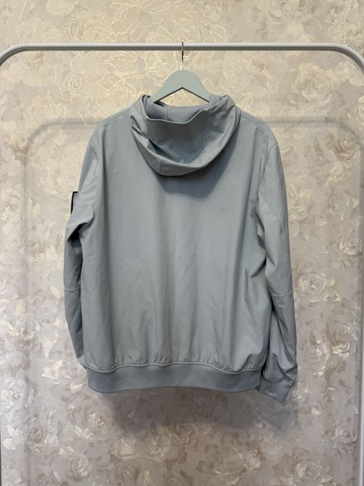 Stone Island Soft Shell-R Sky Blue Jacket (XL)