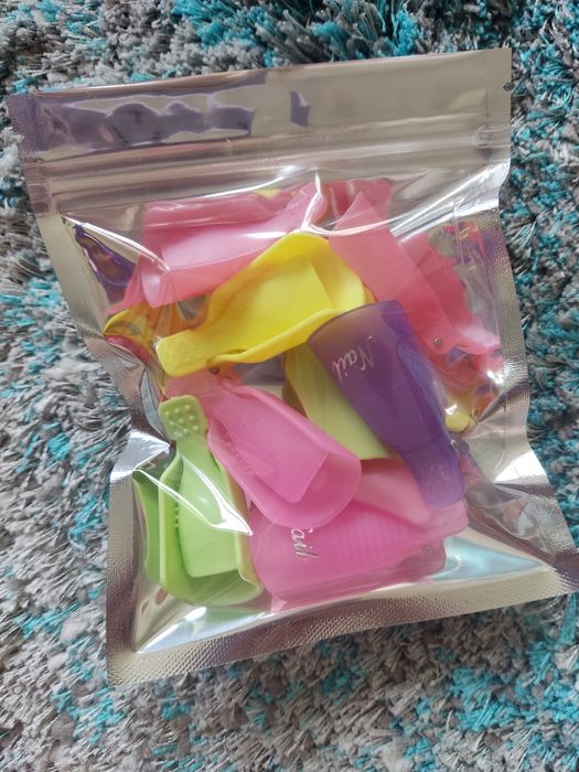 Nowy zestaw 10 sztuk klipsy do zdejmowania hybryd manicure akcesoria