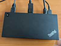 Док станція Lenovo 40A9 з блоком живлення 90w та кабелем Thunderbolt
