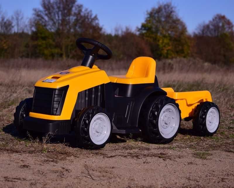 Autko na akumulator TRAKTOR Z PRZYCZEPĄ auto jeździk traktorek