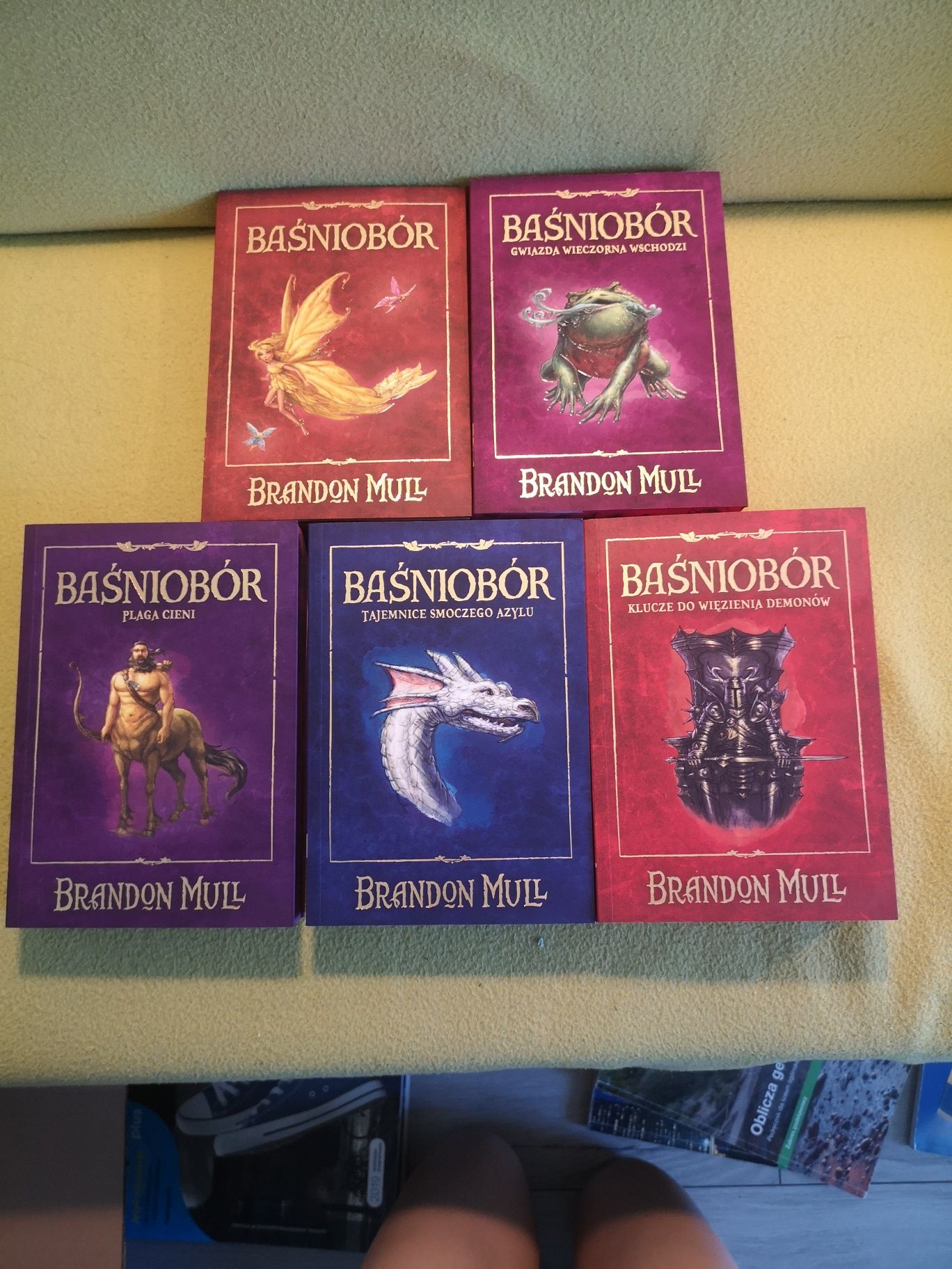 Baśniobór Brandon Mull pięć tomów cała seria wydanie specjalne