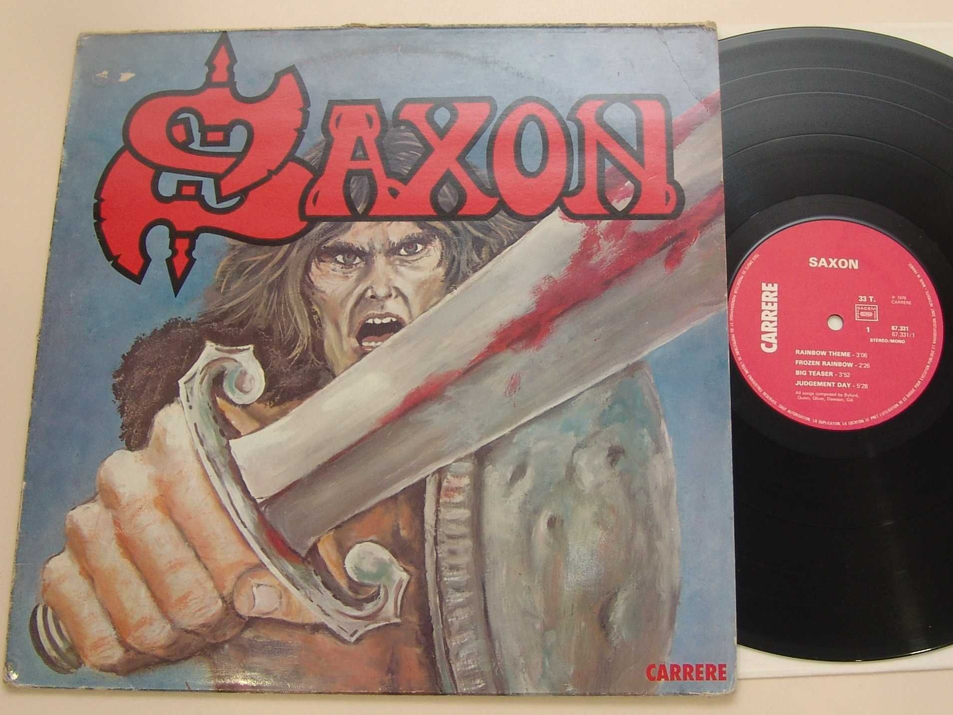 Пластинки Saxon 1979, 1980, 1988, 1991. Heavy Metal, Hard Rock