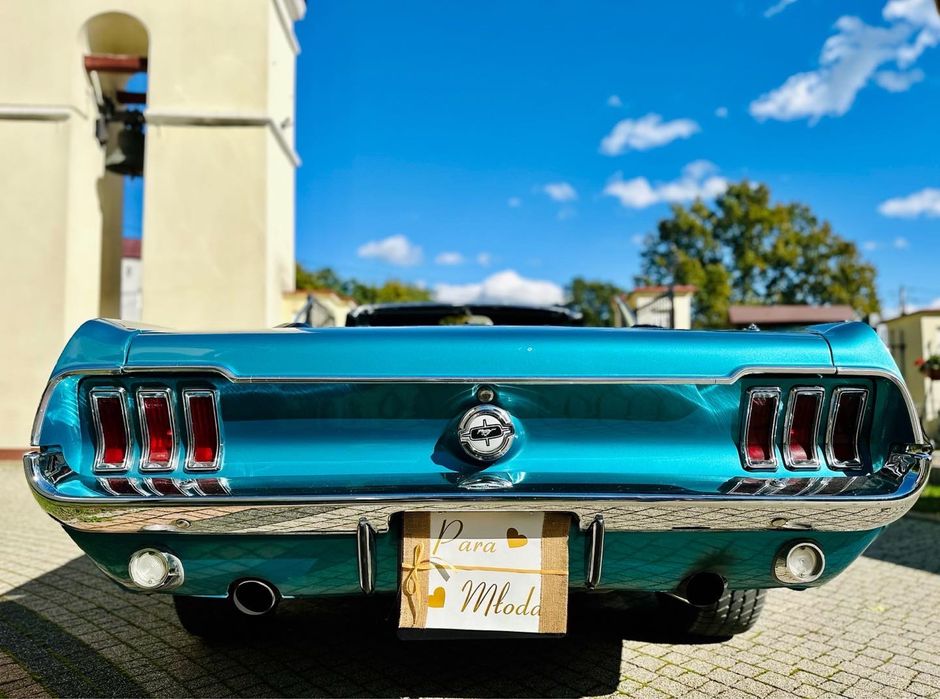 Auto do slubu MUSTANG 1967r. klasyk zabytek wynajem samochod cabrio