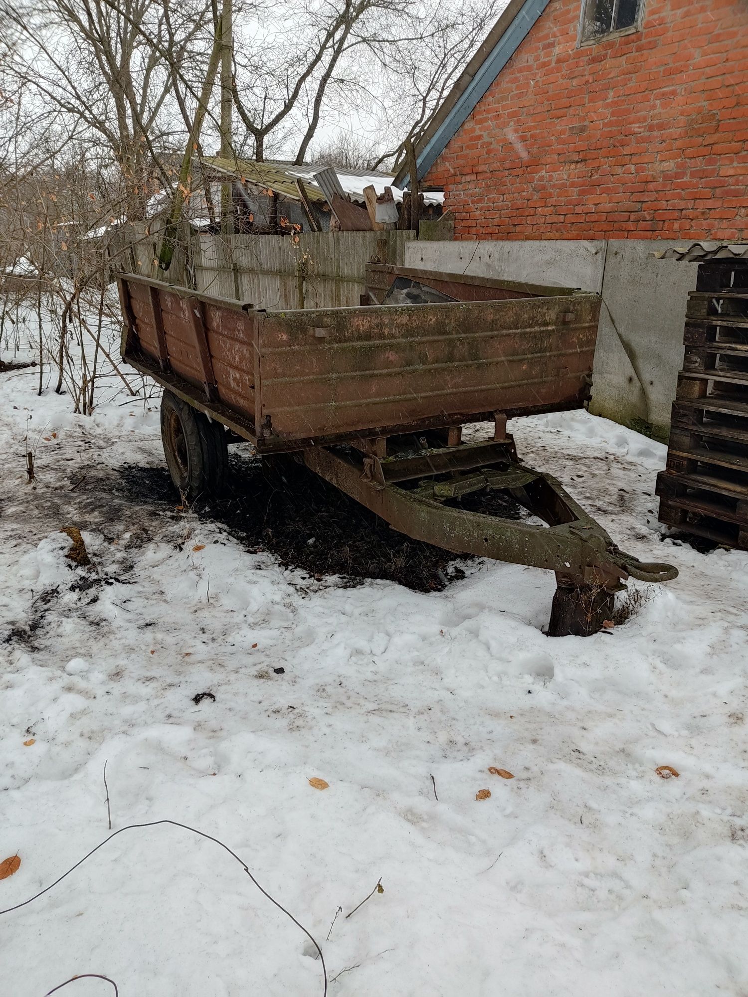 Причіп,прицеп тракторний одноосний.