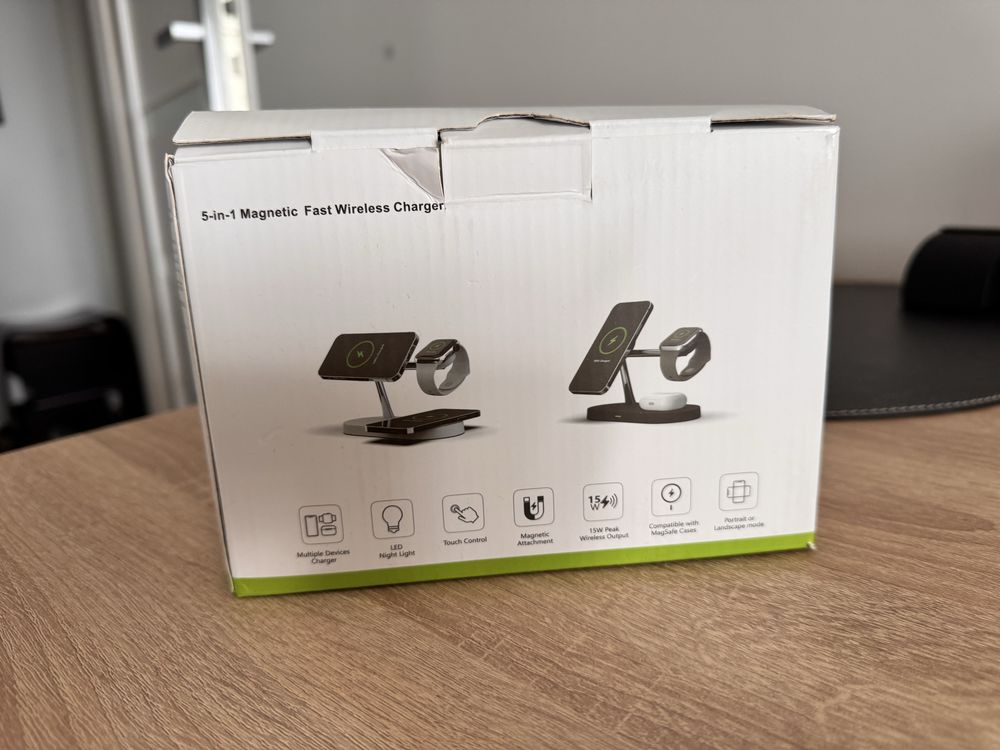 Ładowarka indukcyjna / magnetyczna / 5-in-1