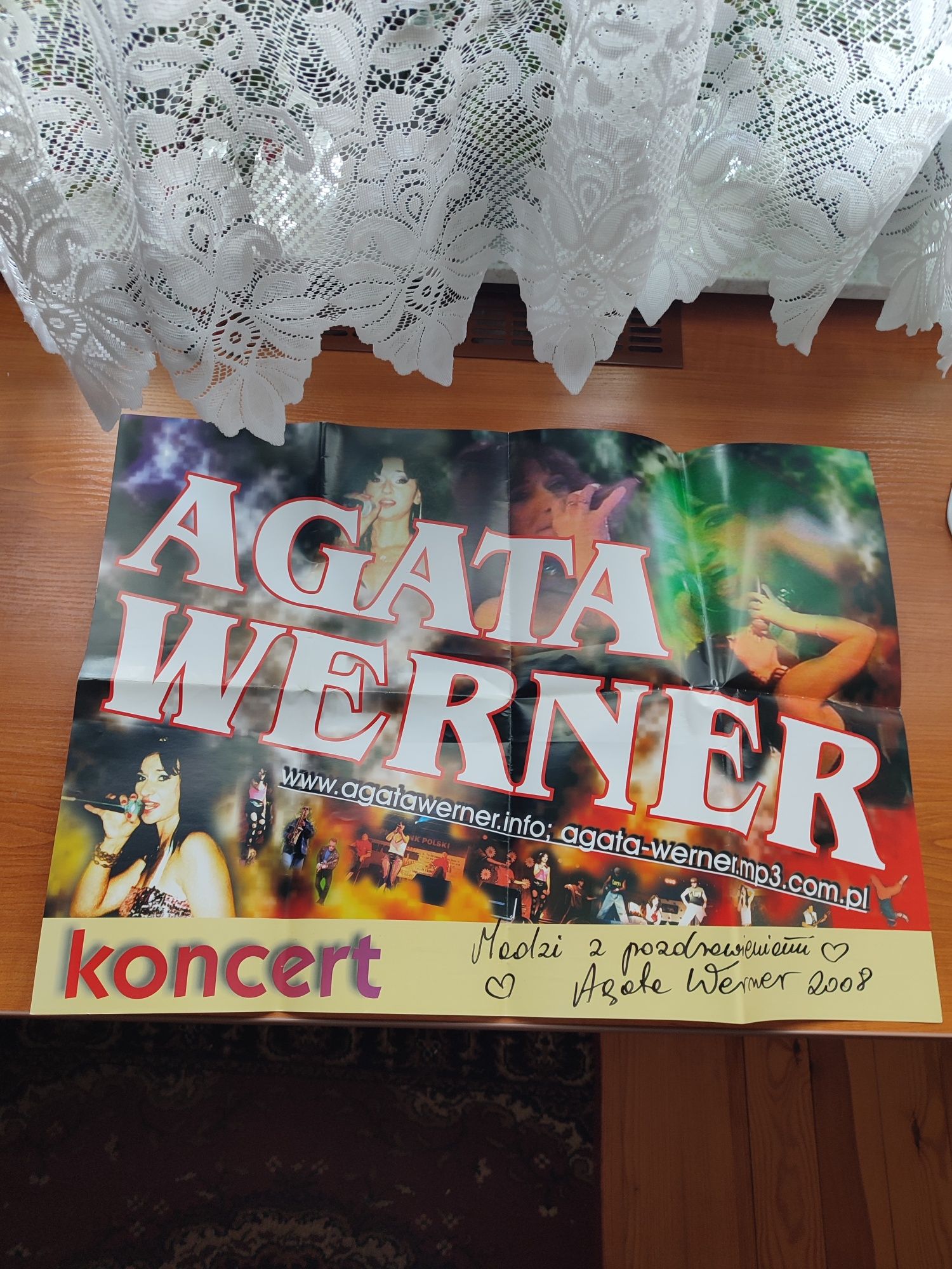 Autograf plakat Agata Werner