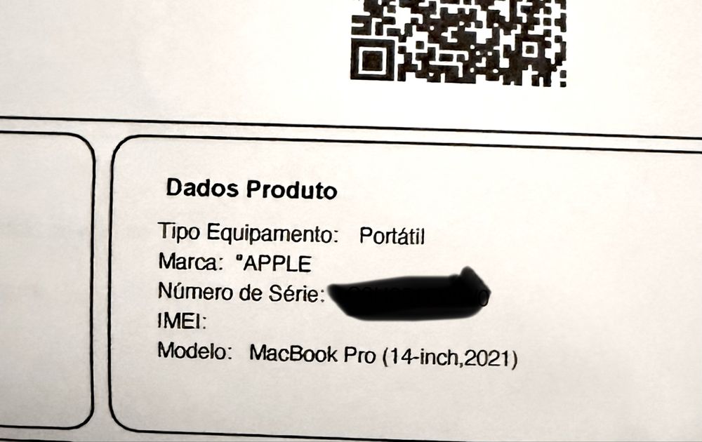 Macbook M1 Pro 14’’ 32gb ram 512gb ssd