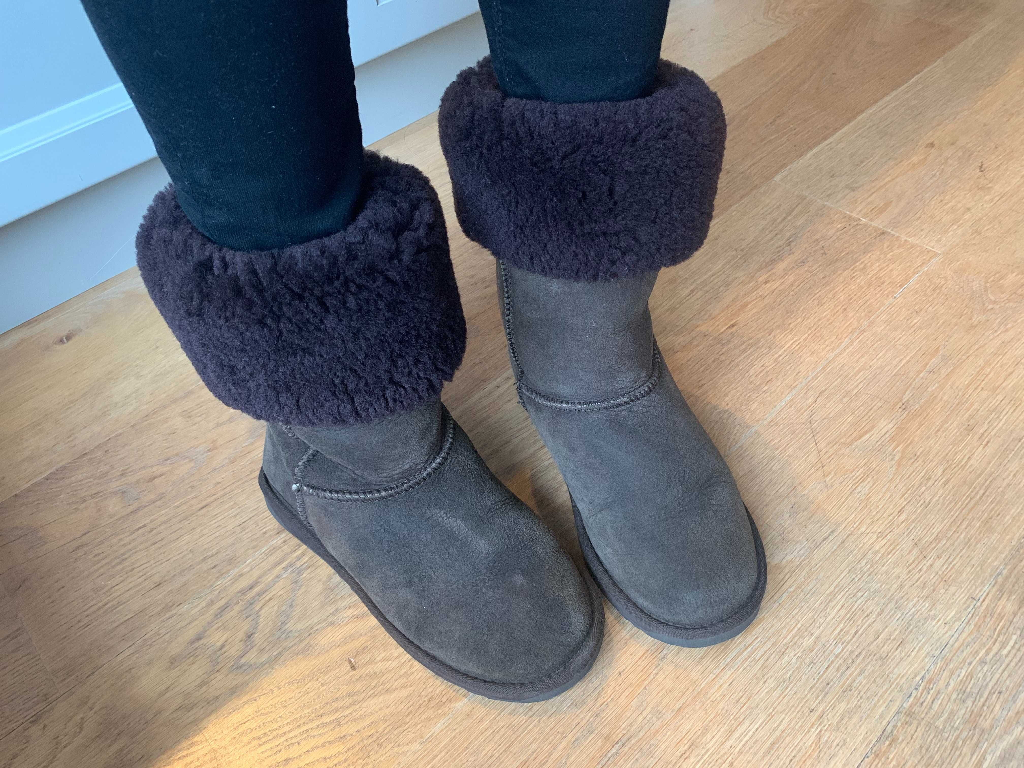 Buty damskie EMU Stinger High W10001 chocolate, 39, kozaki, śniegowce