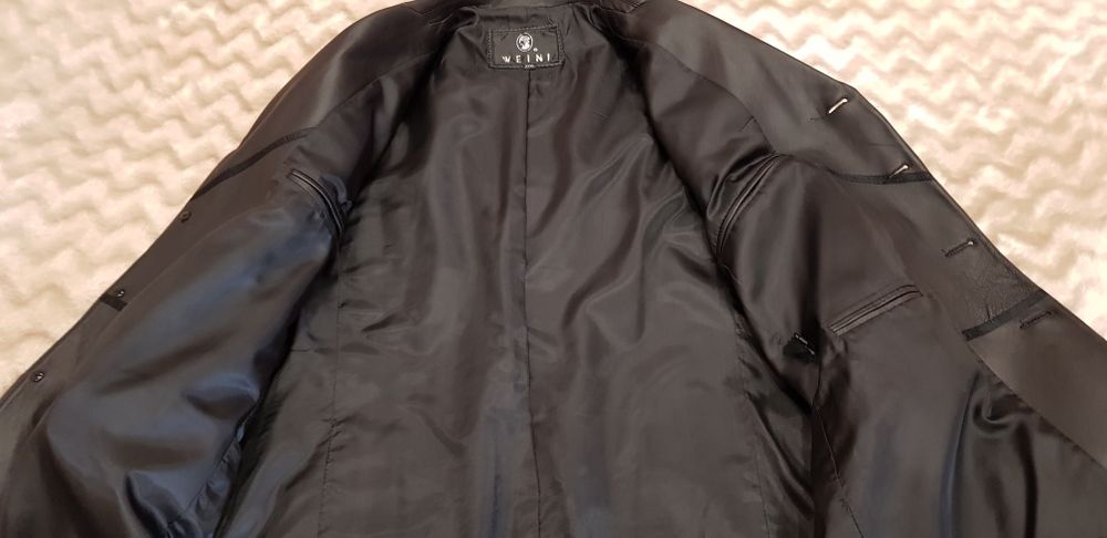 Кожаный пиджак производства Турции