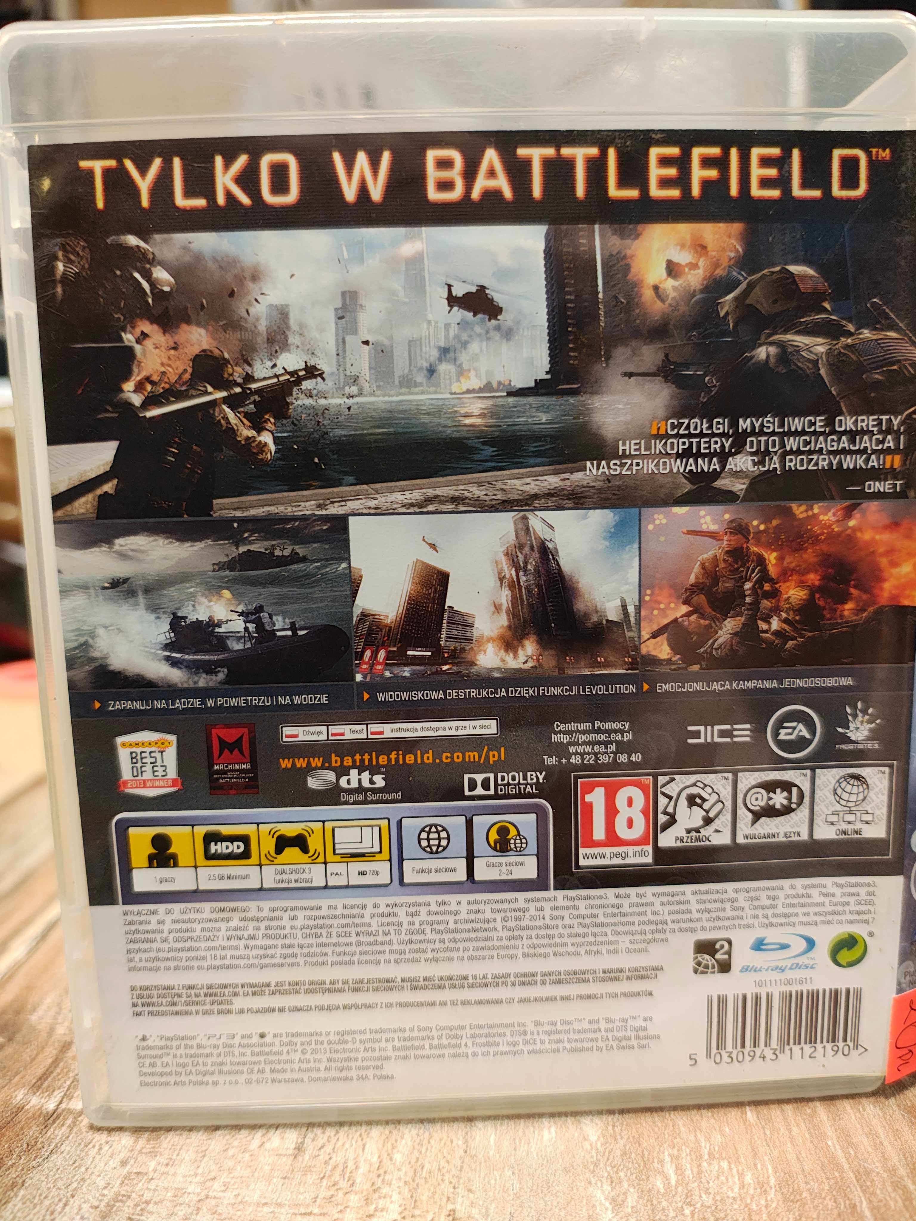 Battlefield 4 Sony PlayStation 3 (PS3) SklepRetroWWA