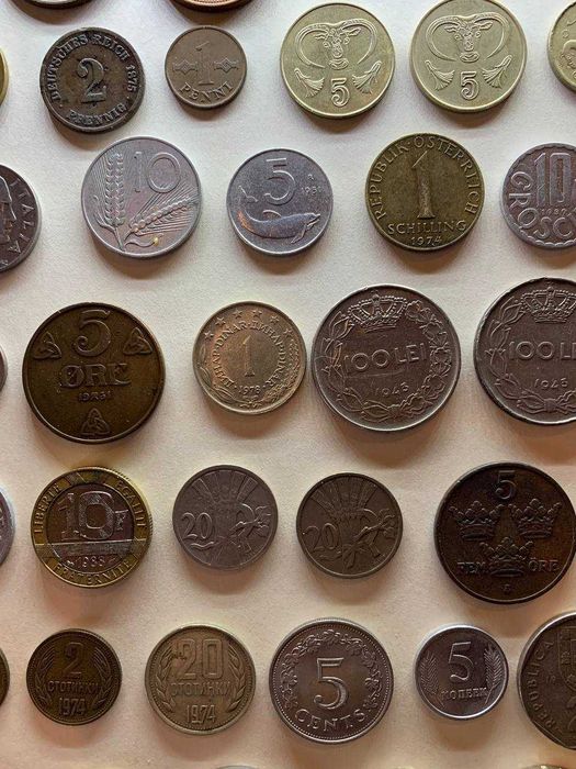 Монеты  Европы разные