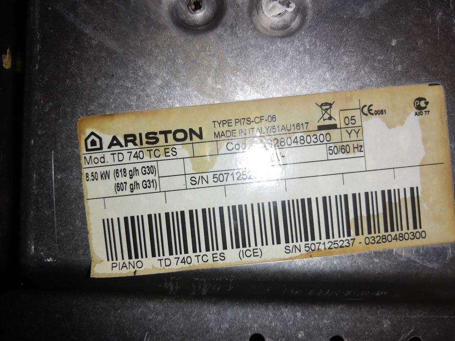 Płyta gazowa Ariston