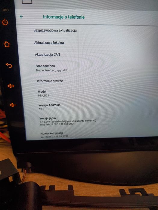 Radio samochodowe Android 2/32gb Peugeot 207 Kamera Bluetooth Mapy