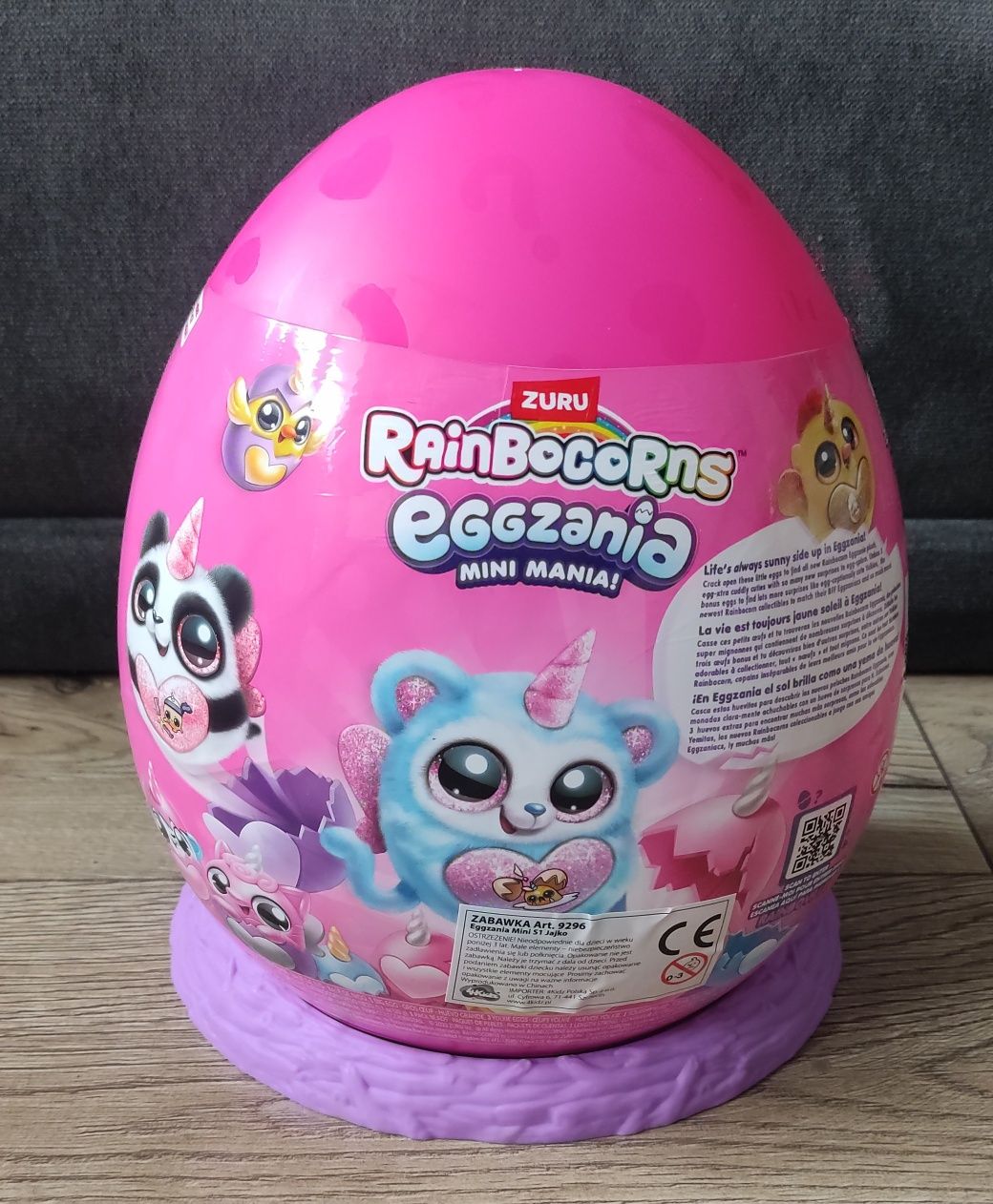 Jajko Zuru Rainbocorns Eggzania mini mania nowe