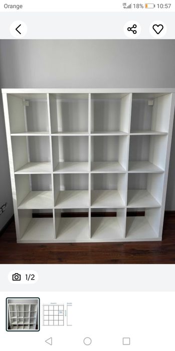 Kallax IKEA 4x4  półka