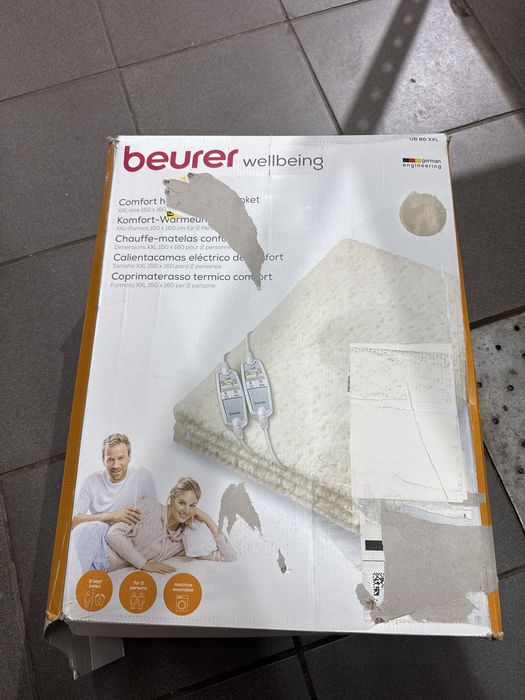 Beurer UB 86 Teddy Double komfortowa mata elektryczna 150 x 160 cm