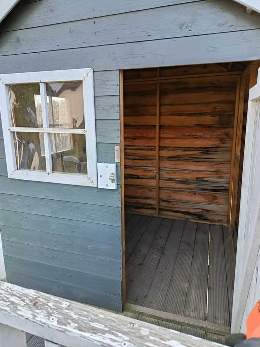 Domek drewniany ogrodowy dla dzieci