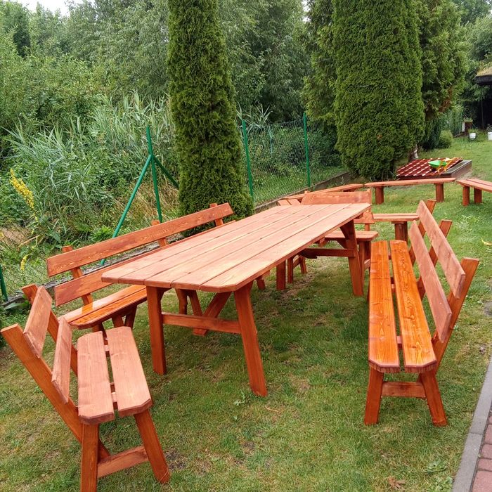 Meble ogrodowe stół 195x90