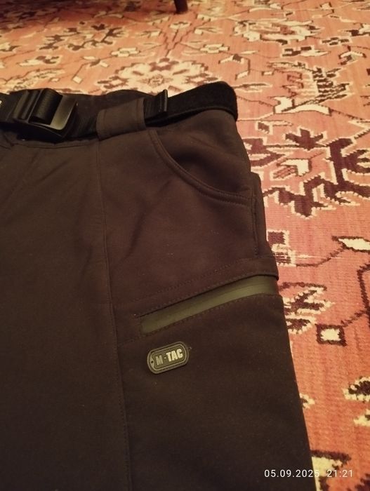 M-tac штани Soft shell winter black