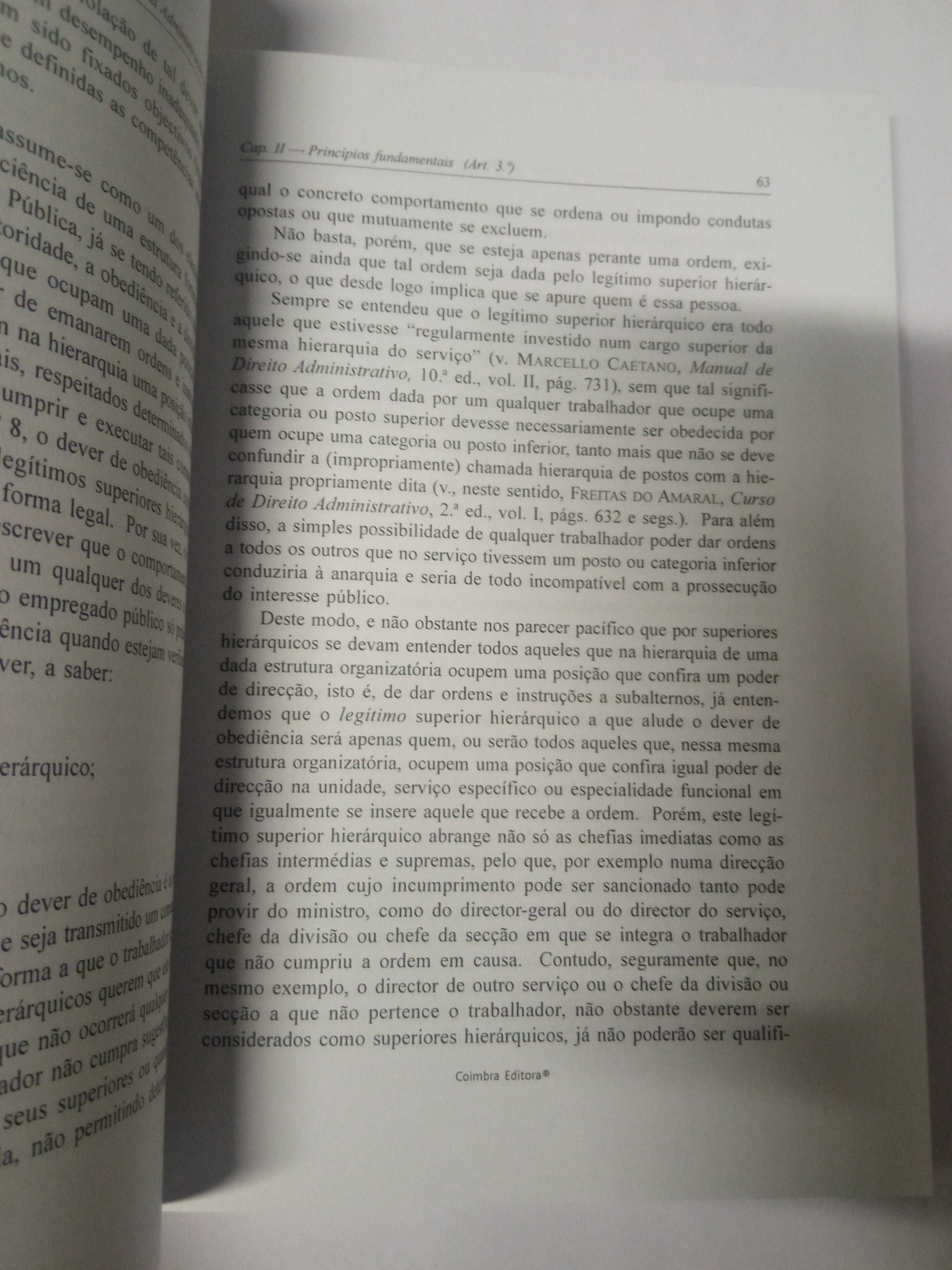 Estatuto disciplinar dos trabalhadores da administração pública