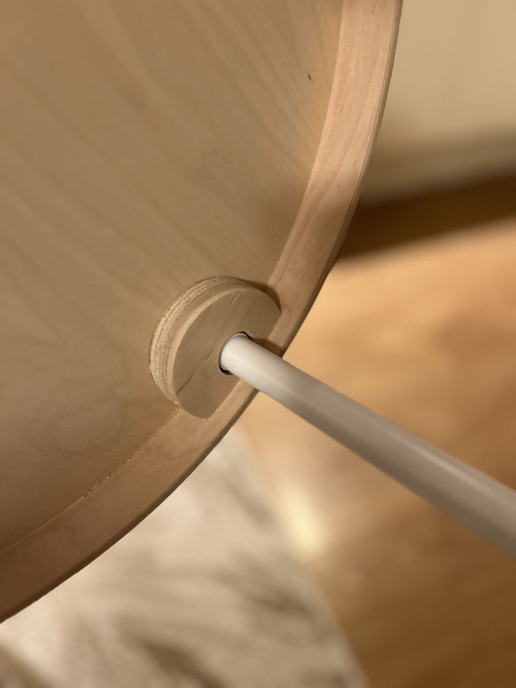 Stolik IKEA drewniany Boho, do ogrodu, kawowy, do sypialni