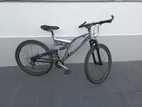 Bicicleta roda 26" com suspensão total (mola)