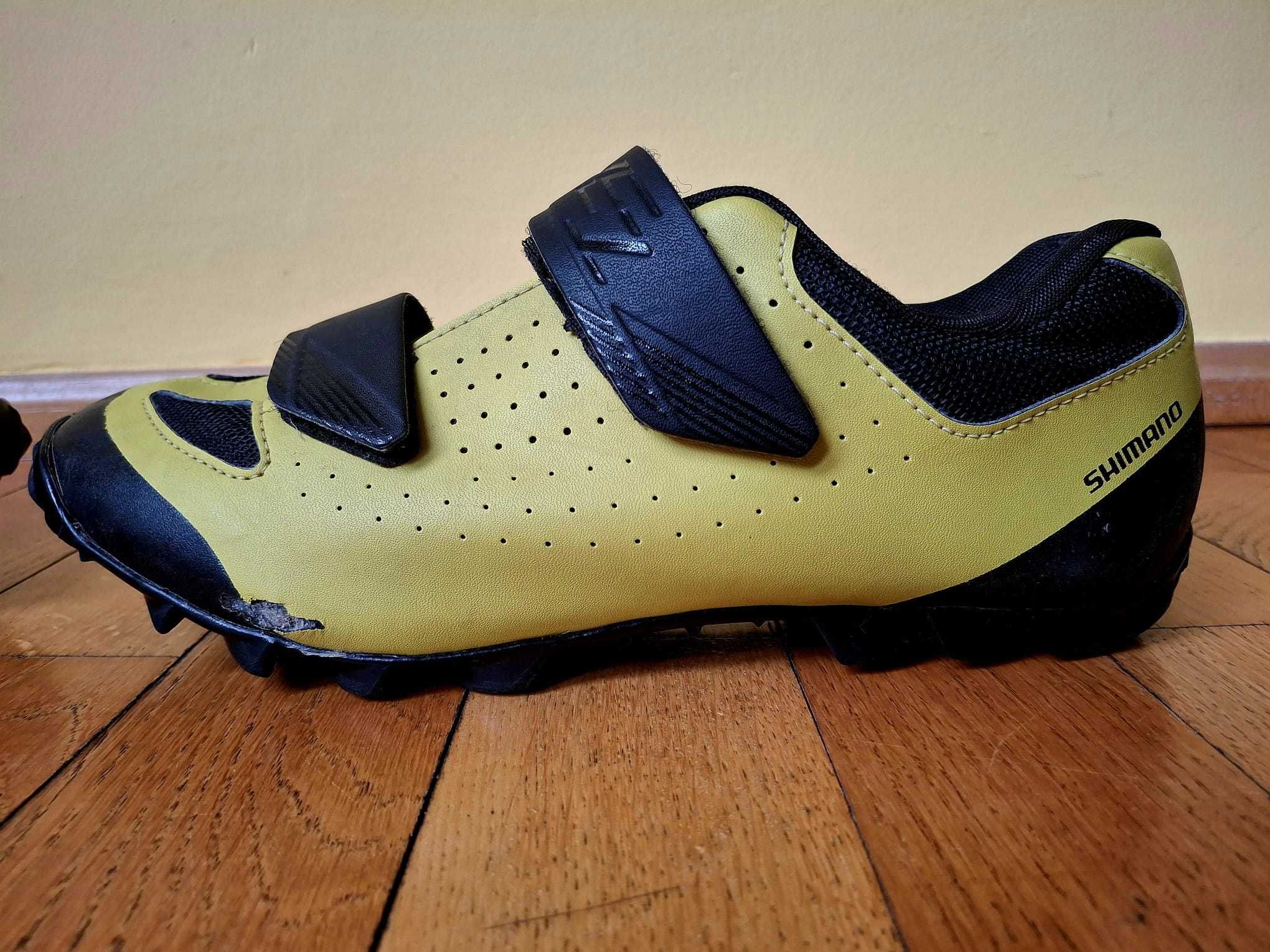 Buty spd Shimano ME1 SH-ME100 żółte rozmiar 42