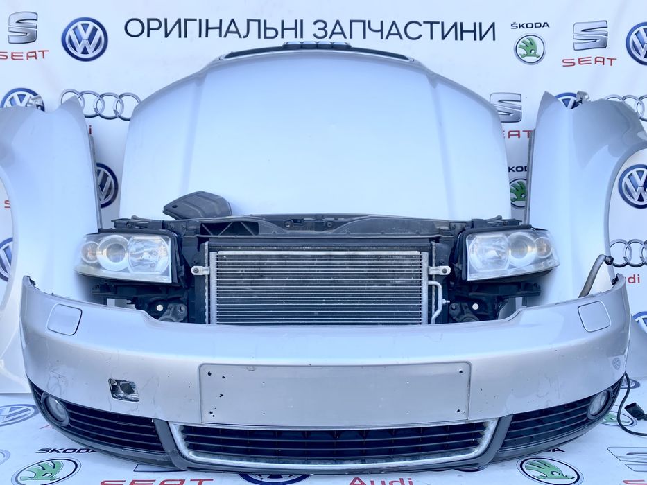 Бампер телевізор фара капот радіатор крило дифузор Audi A4 B6 Ауді A4